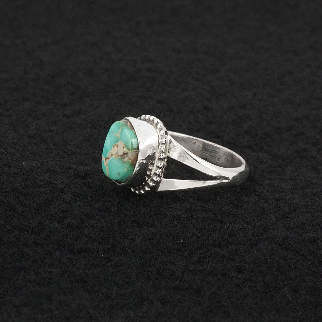 Randy Billy Turquoise & Sterling Silver Ring Size 6