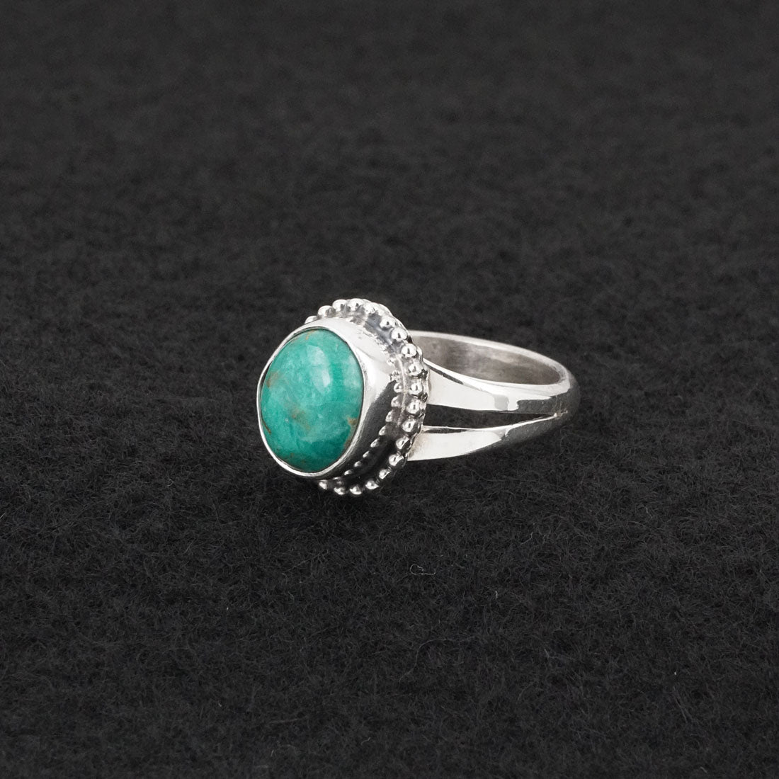 Randy Billy Turquoise & Sterling Silver Ring Size 6