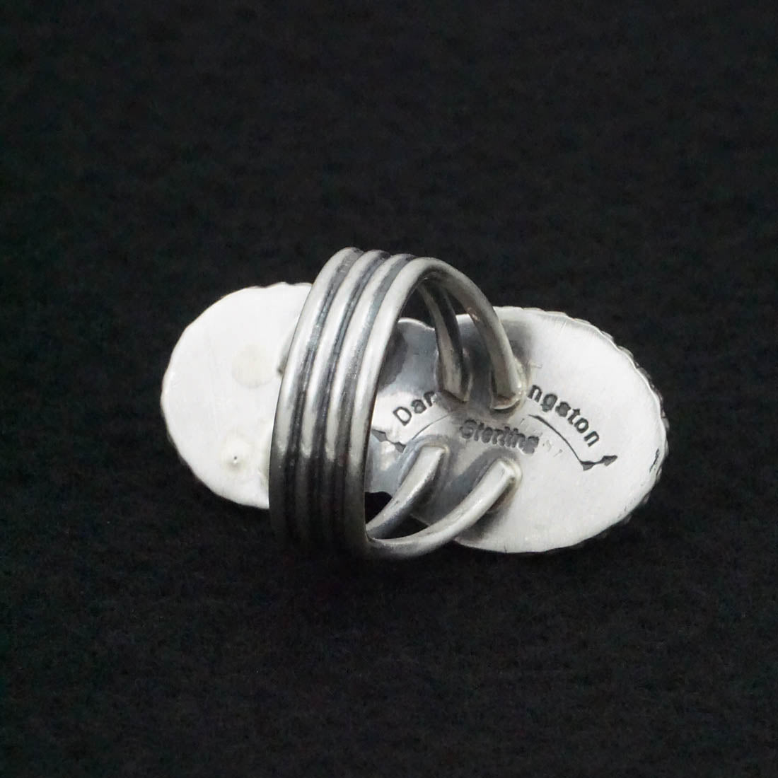 Darrin Livingston Turquoise & Sterling Silver Ring Size 7