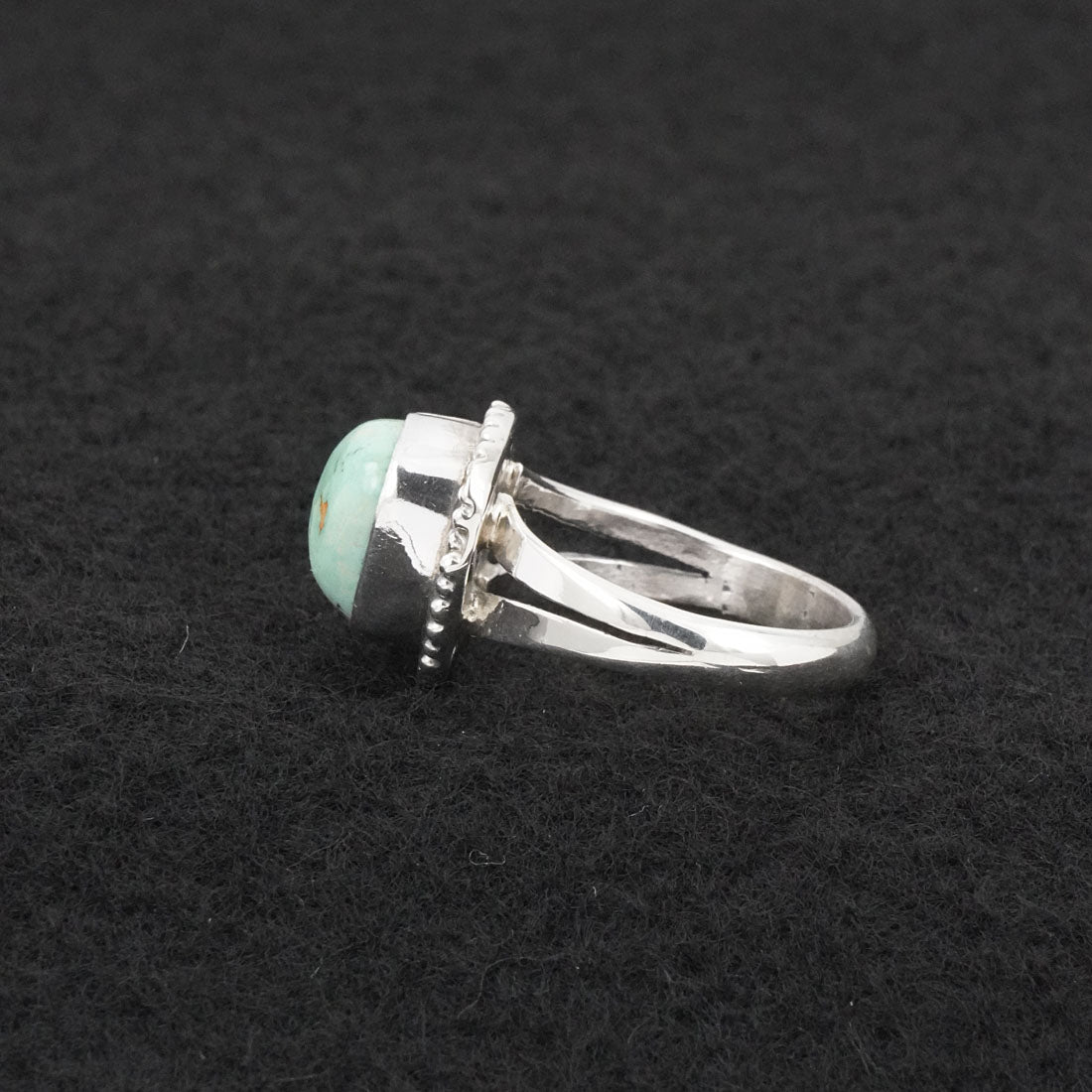 Randy Billy Turquoise & Sterling Silver Ring Size 6.5
