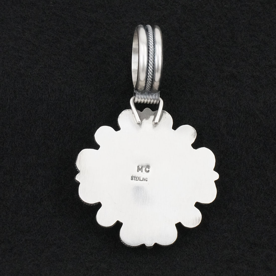 Michael Calladitto Turquoise & Sterling Silver Pendant