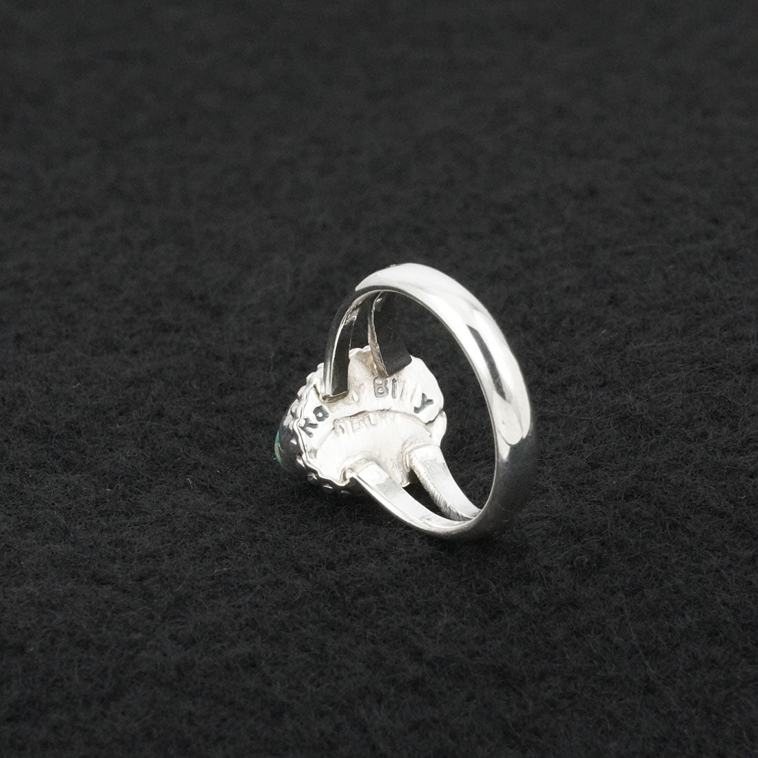 Randy Billy Turquoise & Sterling Silver Ring Size 6