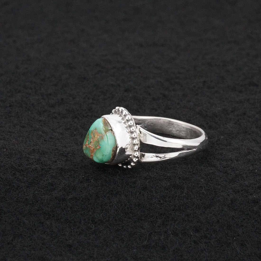 Randy Billy Turquoise & Sterling Silver Ring Size 6