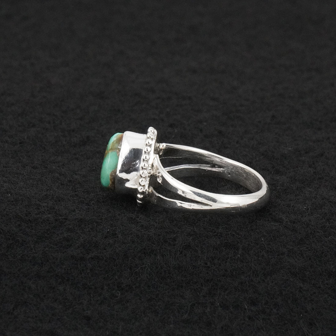 Randy Billy Turquoise & Sterling Silver Ring Size 6