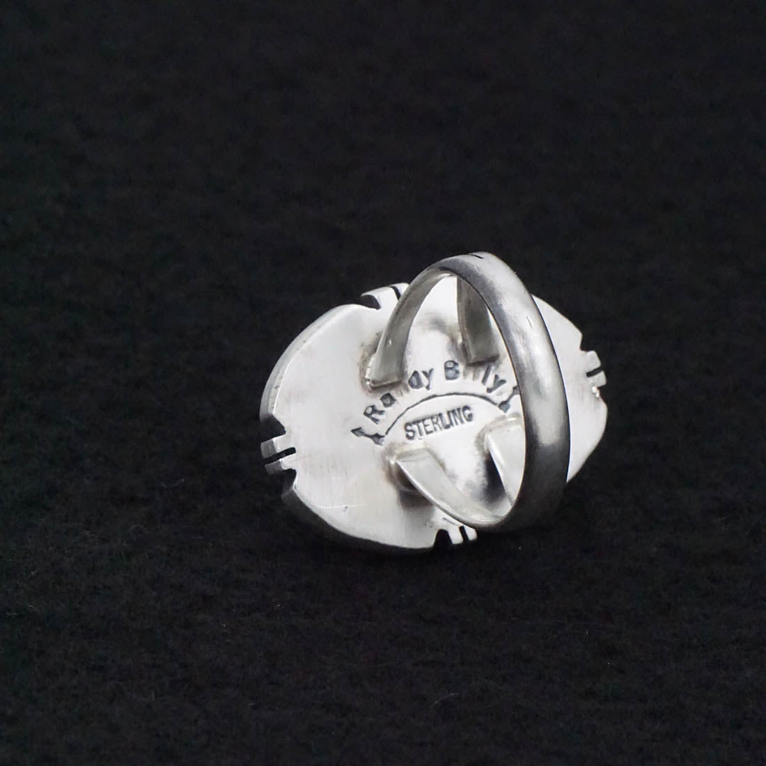 Randy Billy Turquoise & Sterling Silver Ring Size 7