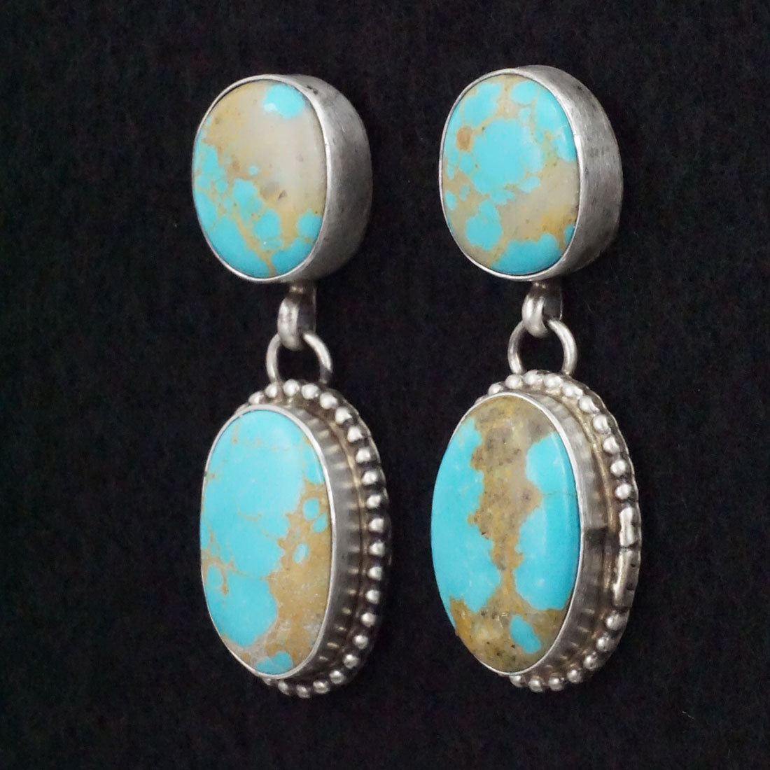 Kathleen Livingston Turquoise & Sterling Silver Earrings