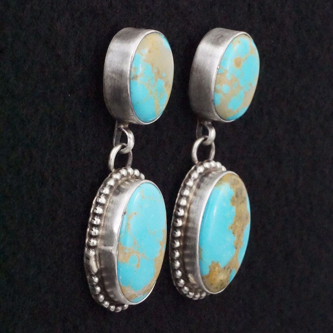 Kathleen Livingston Turquoise & Sterling Silver Earrings