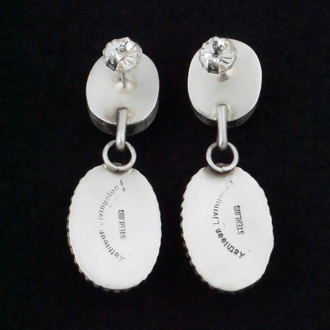 Kathleen Livingston Turquoise & Sterling Silver Earrings