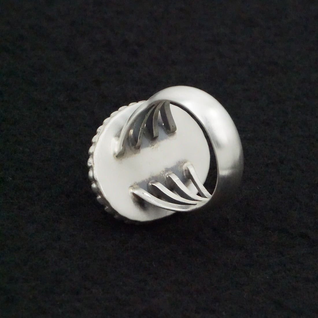 Marita Benally Turquoise & Sterling Silver Ring Size 8