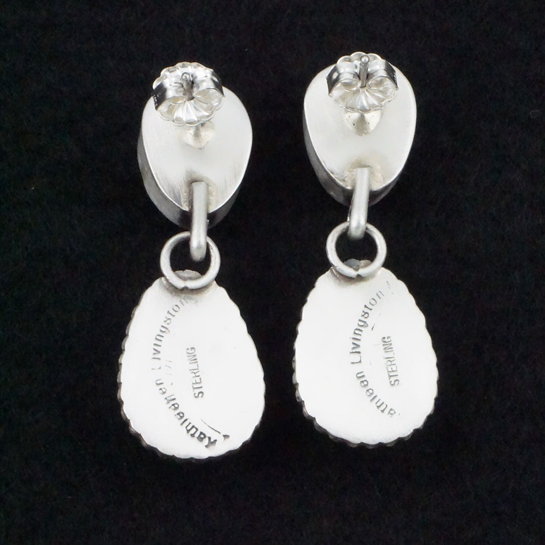 Kathleen Livingston Turquoise & Sterling Silver Earrings