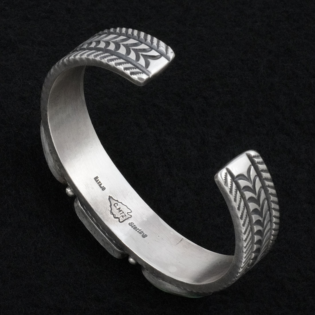 Calvin Martinez Turquoise & Sterling Silver Bracelet