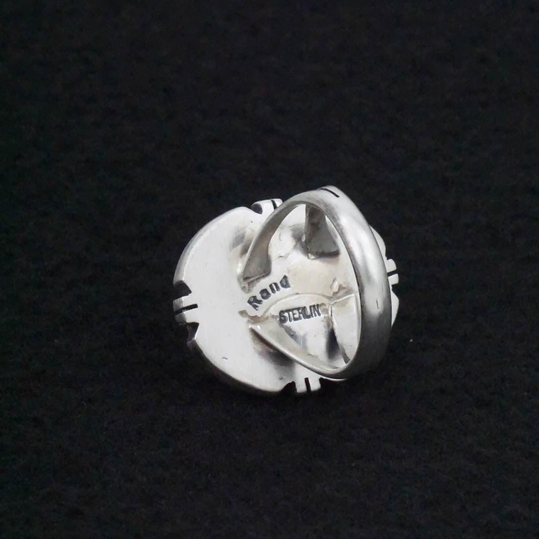 Randy Billy Turquoise & Sterling Silver Ring Size 6