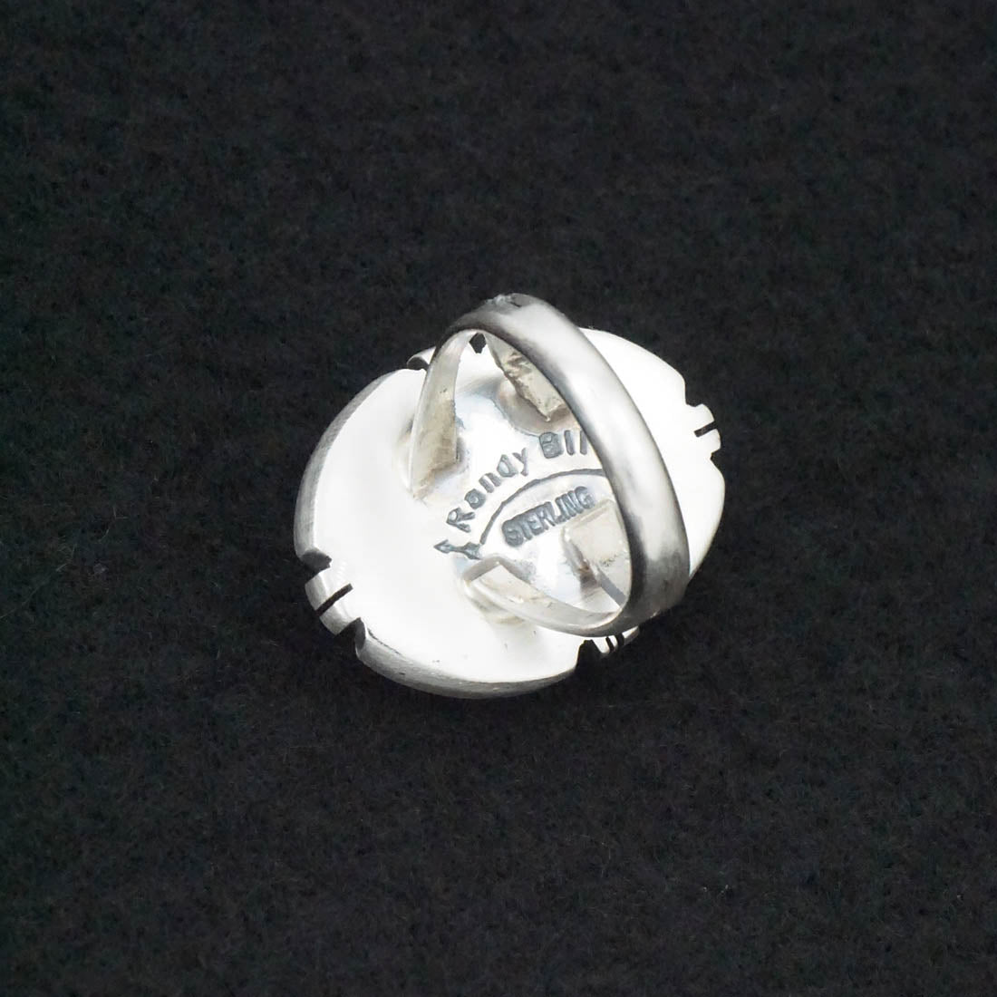 Randy Billy Turquoise & Sterling Silver Ring Size 6