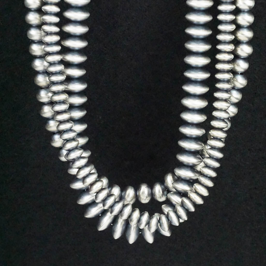 Dorinda Mariano Sterling Silver Navajo Pearl Necklace 20"
