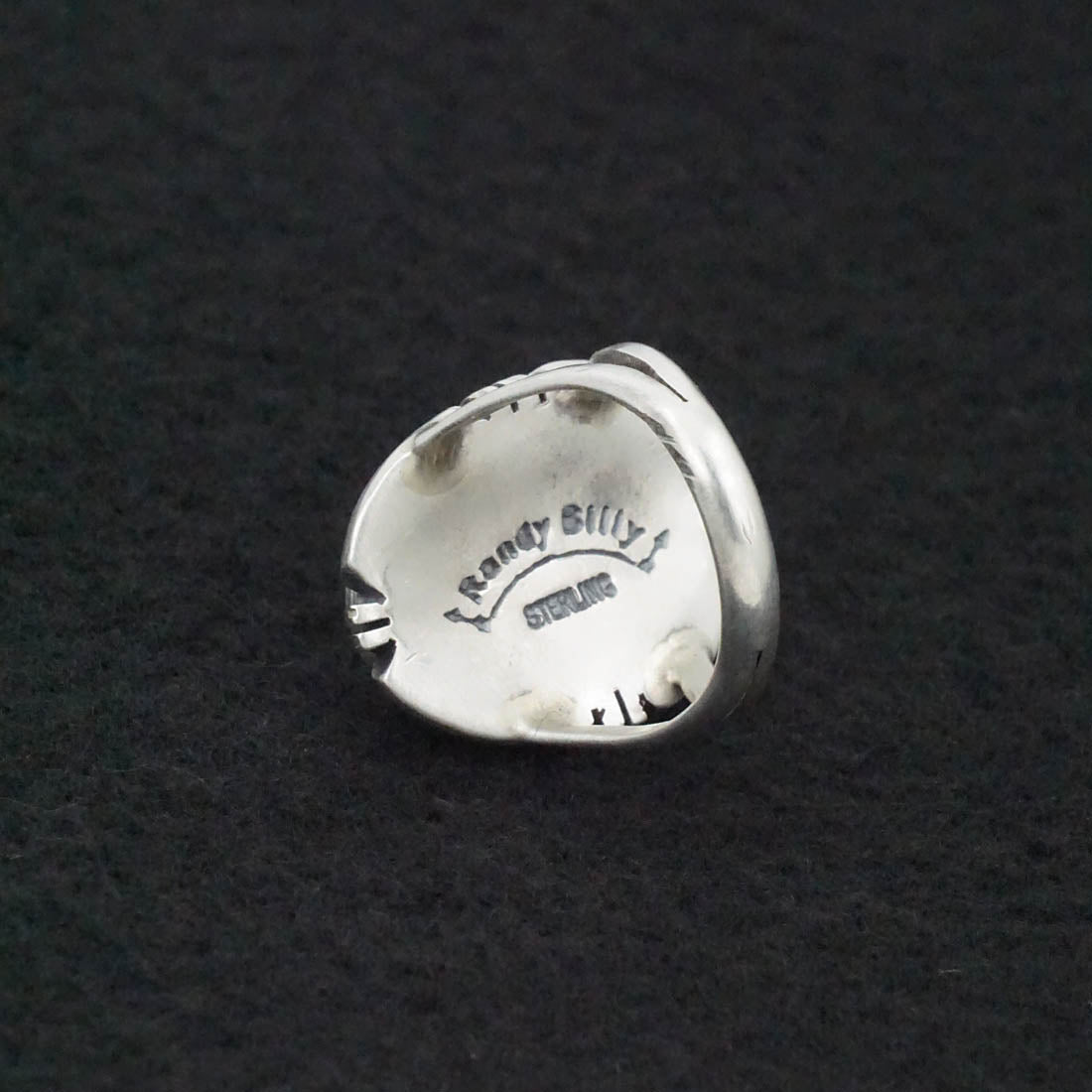 Randy Billy Turquoise & Sterling Silver Ring Size 6