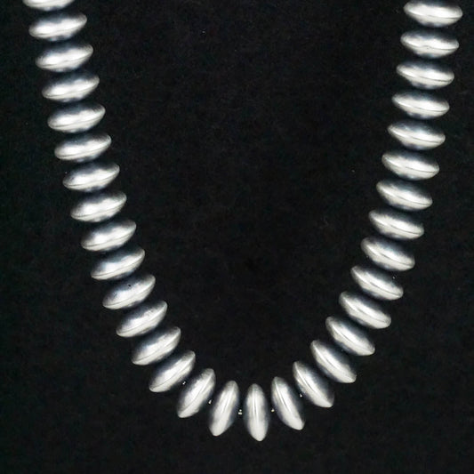 Bryannen Halwood Sterling Silver Navajo Pearl Necklace 20"