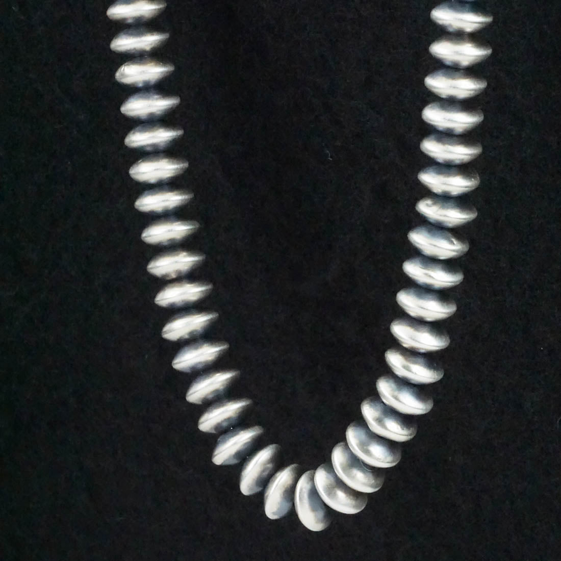 Bryannen Halwood Sterling Silver Navajo Pearl Necklace 20"