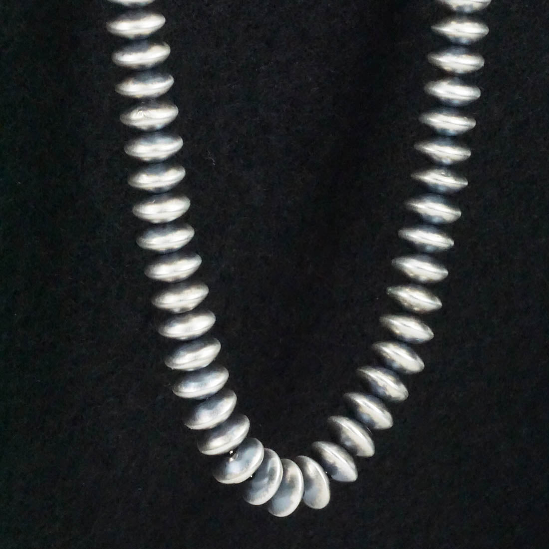 Bryannen Halwood Sterling Silver Navajo Pearl Necklace 20"