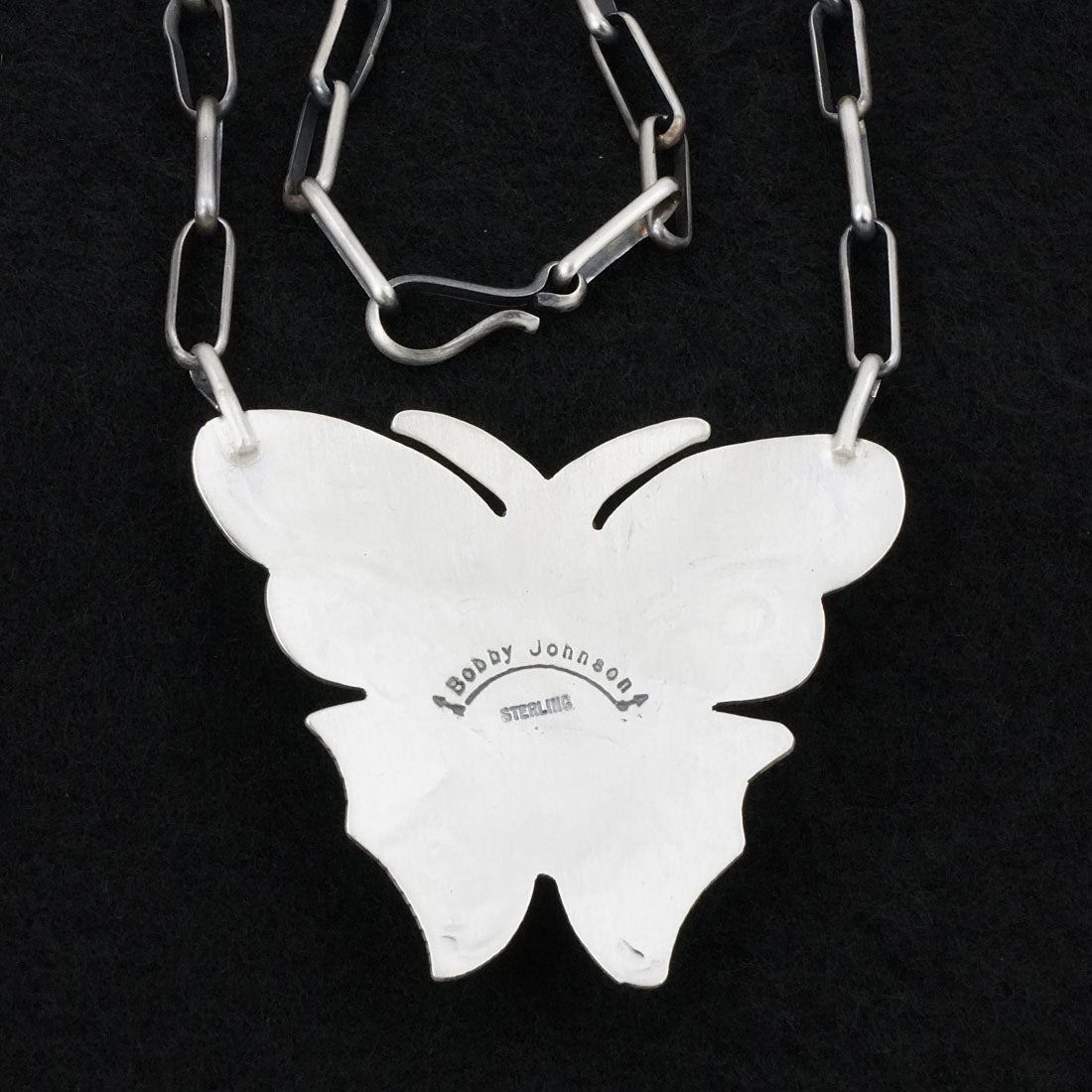 Bobby Johnson Turquoise & Sterling Silver Necklace