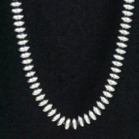 Bryannen Halwood Sterling Silver Navajo Pearl Necklace 18"