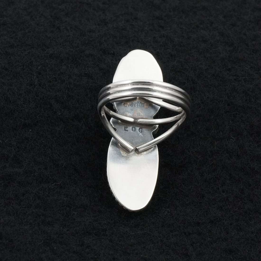 Eugene Gruber Turquoise & Sterling Silver Ring Size 6