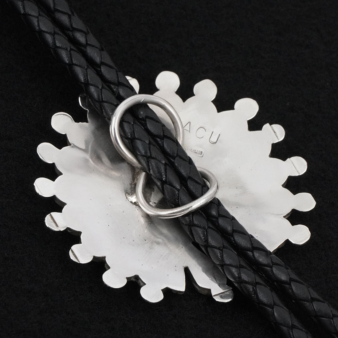 April Unkestine Multi-Stone & Sterling Silver Bolo Tie