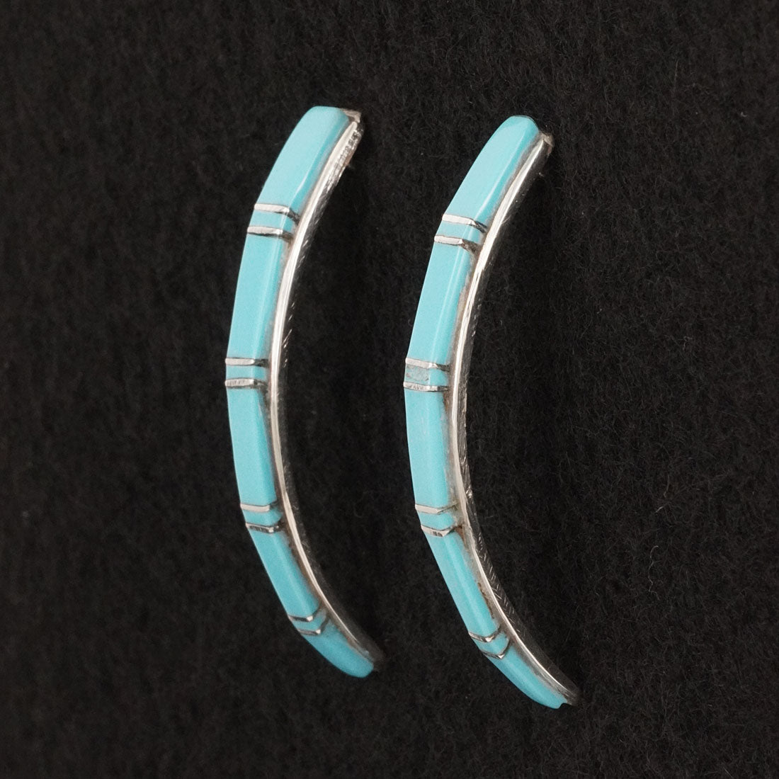 Terrance Panteah Turquoise & Sterling Silver Earrings