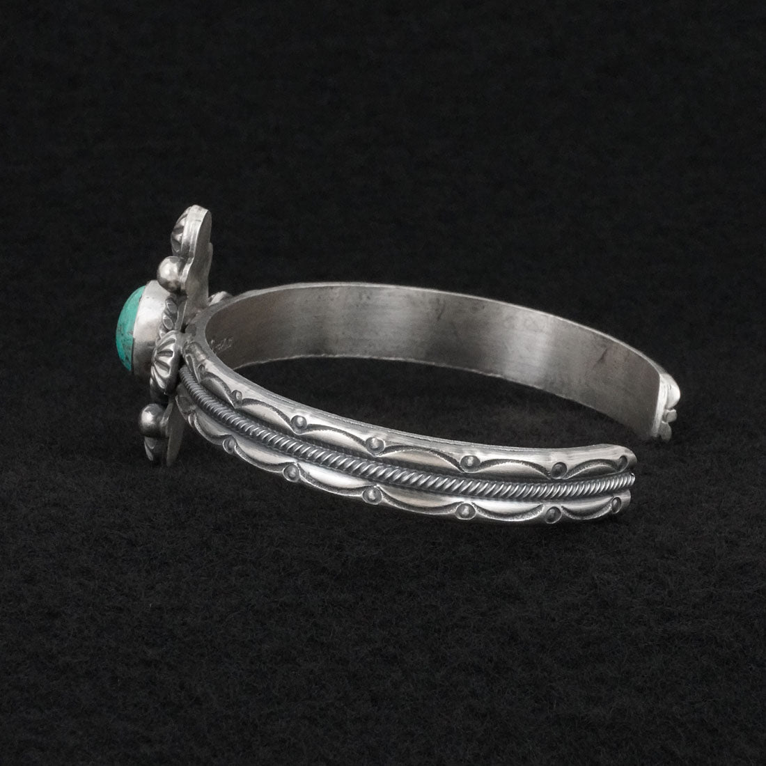 Michael Calladitto Turquoise & Sterling Silver Bracelet