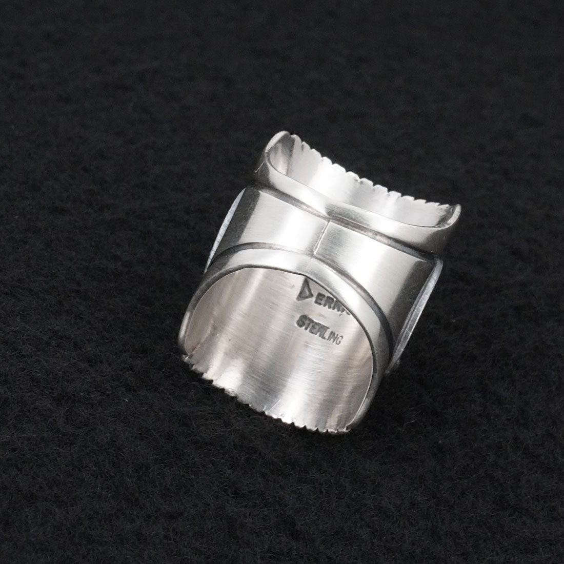 Derrick Gordon Turquoise & Sterling Silver Ring Sz. 7