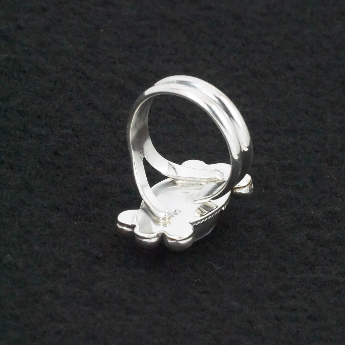 Joelias Draper Turquoise & Sterling Silver Ring Size Adj.