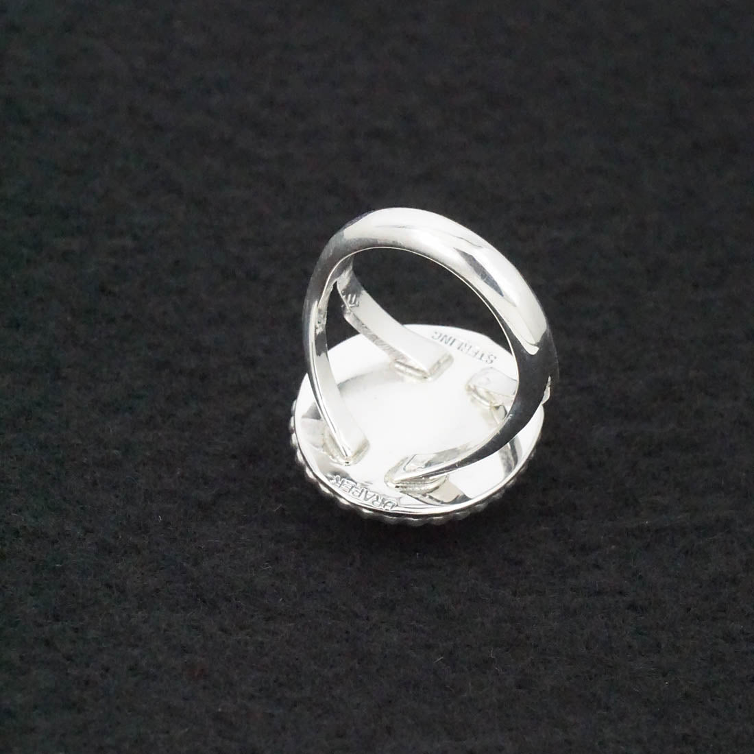 Joelias Draper Turquoise & Sterling Silver Ring Size 6