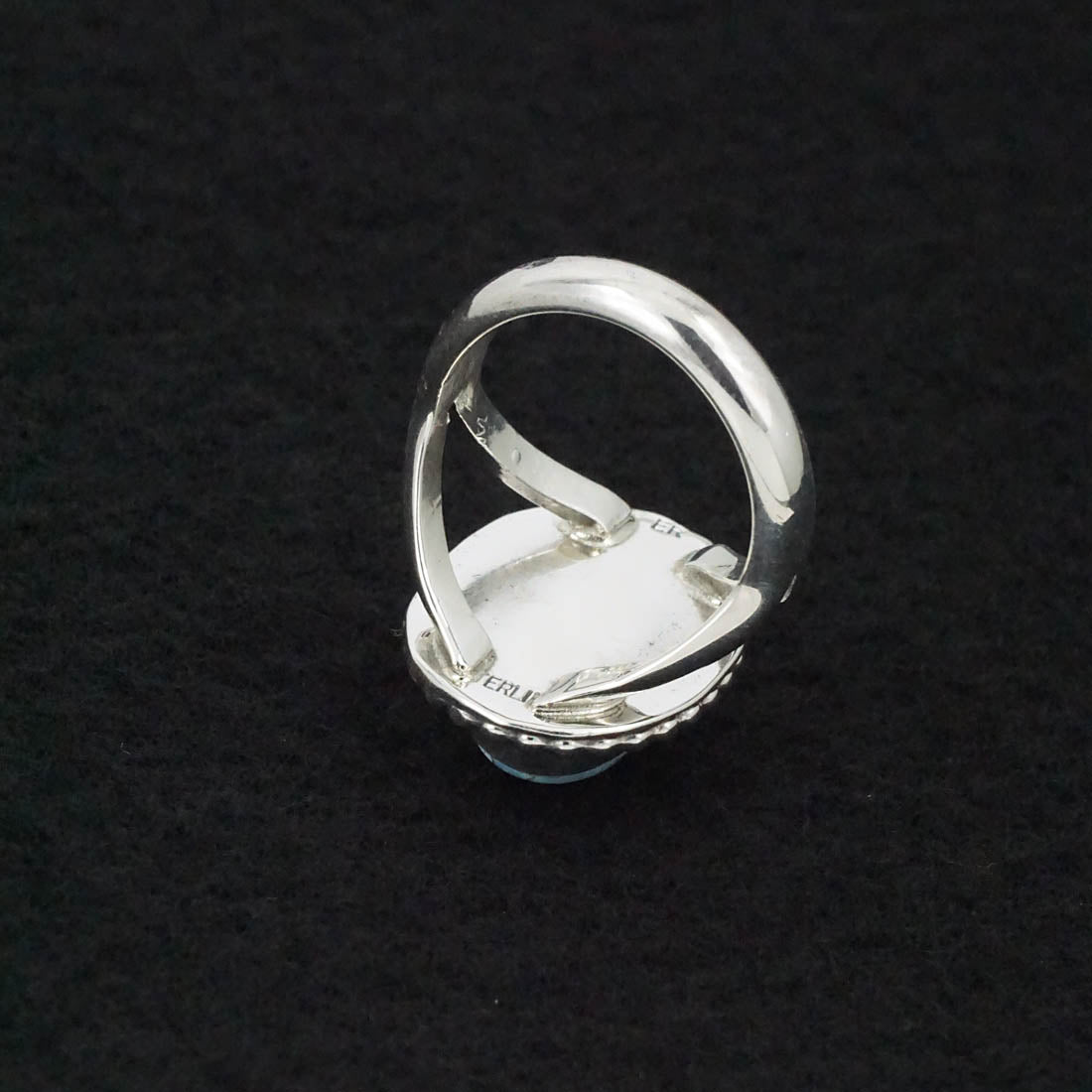 Joelias Draper Turquoise & Sterling Silver Ring Size 7