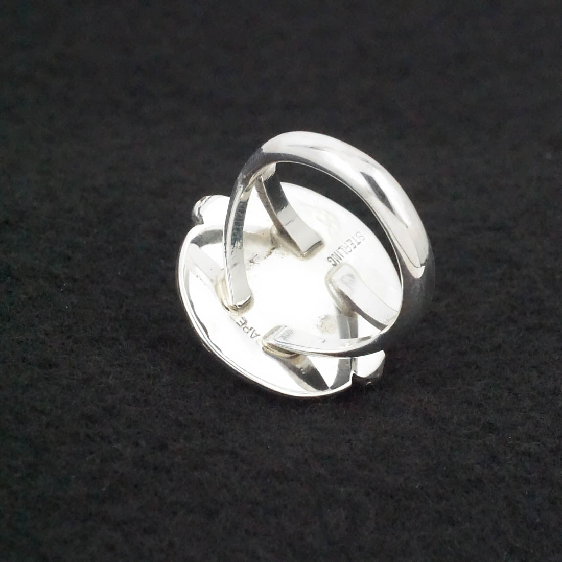 Joelias Draper Turquoise & Sterling Silver Ring Size 8