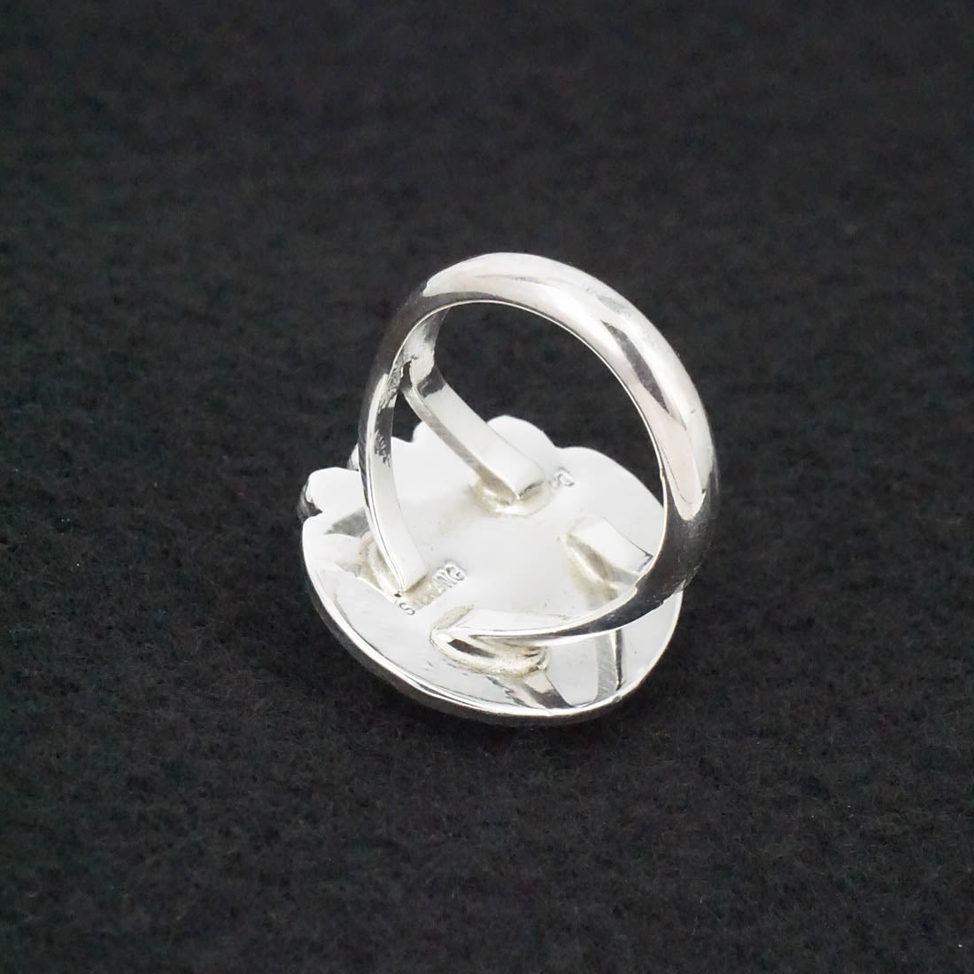 Joelias Draper Turquoise & Sterling Silver Ring Size 8