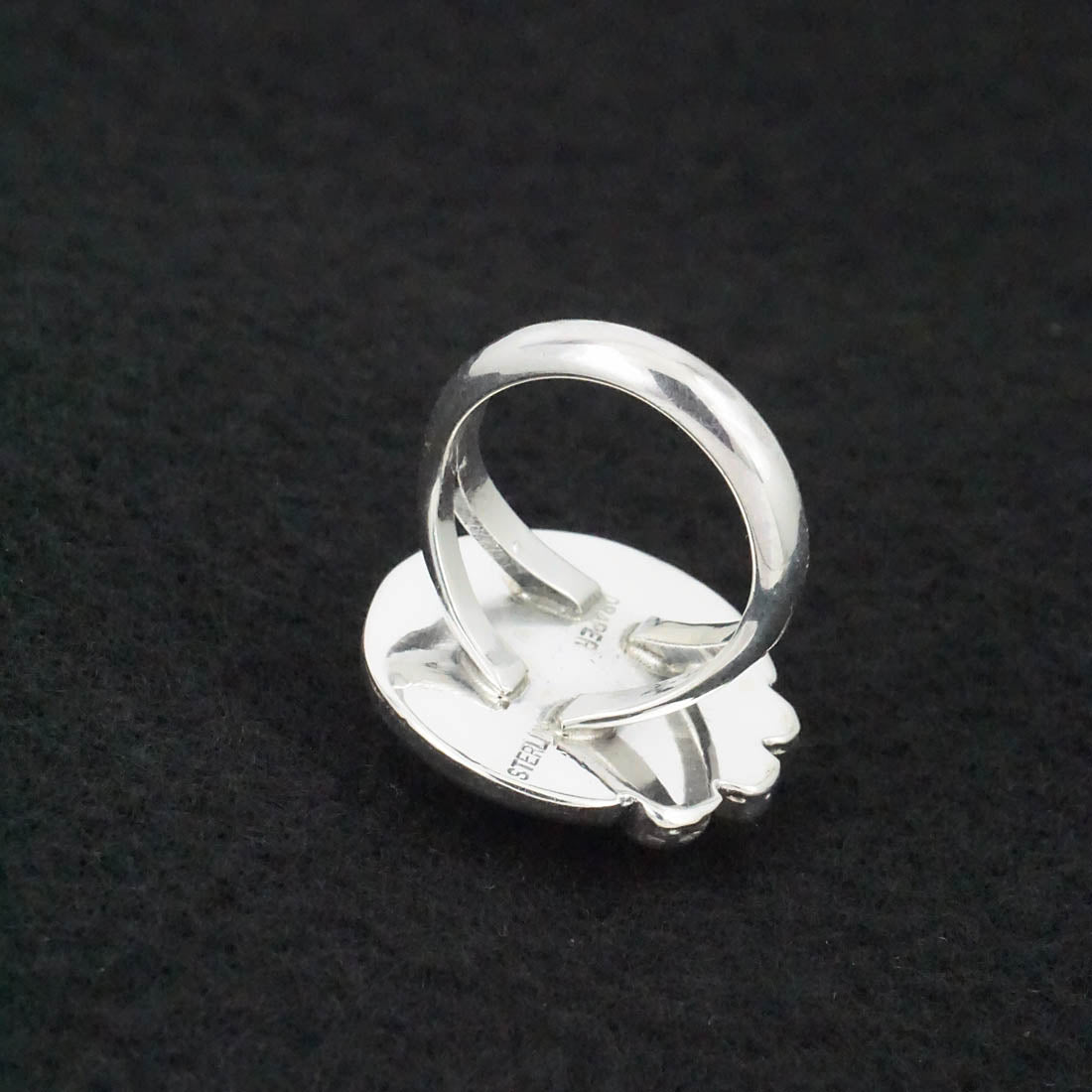 Joelias Draper Turquoise & Sterling Silver Ring Size 5.5