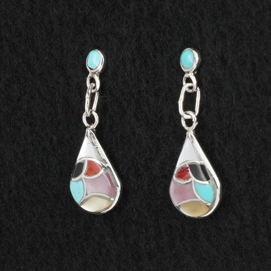 Orena Leekya Multi-Stone & Sterling Silver Earrings