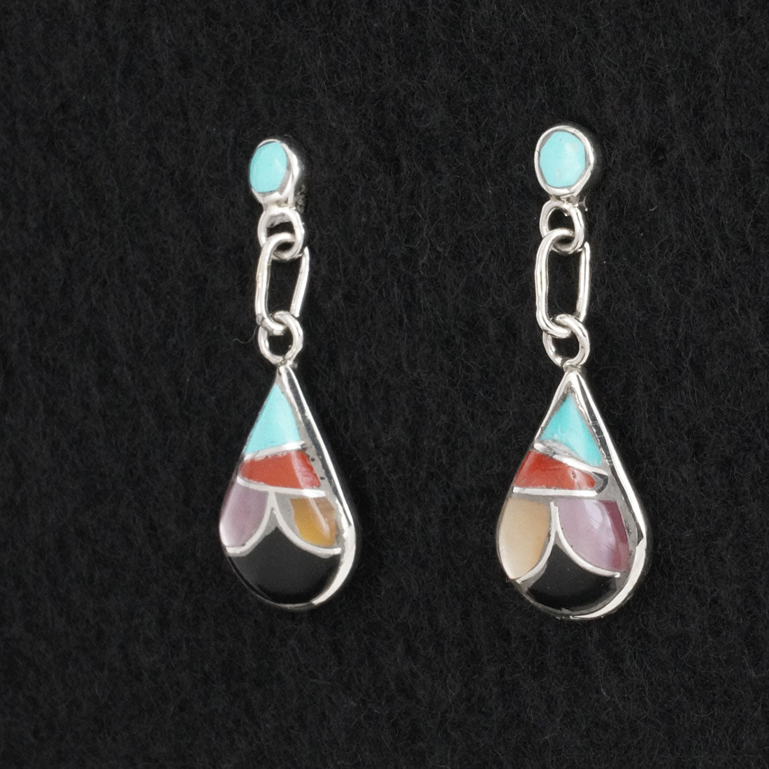 Orena Leekya Multi-Stone & Sterling Silver Earrings