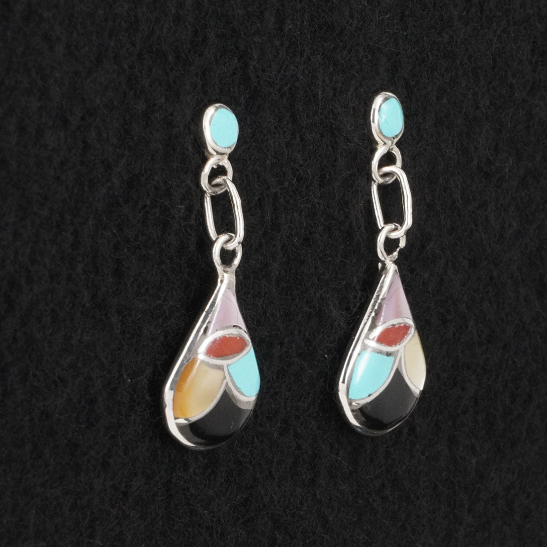 Orena Leekya Multi-Stone & Sterling Silver Earrings
