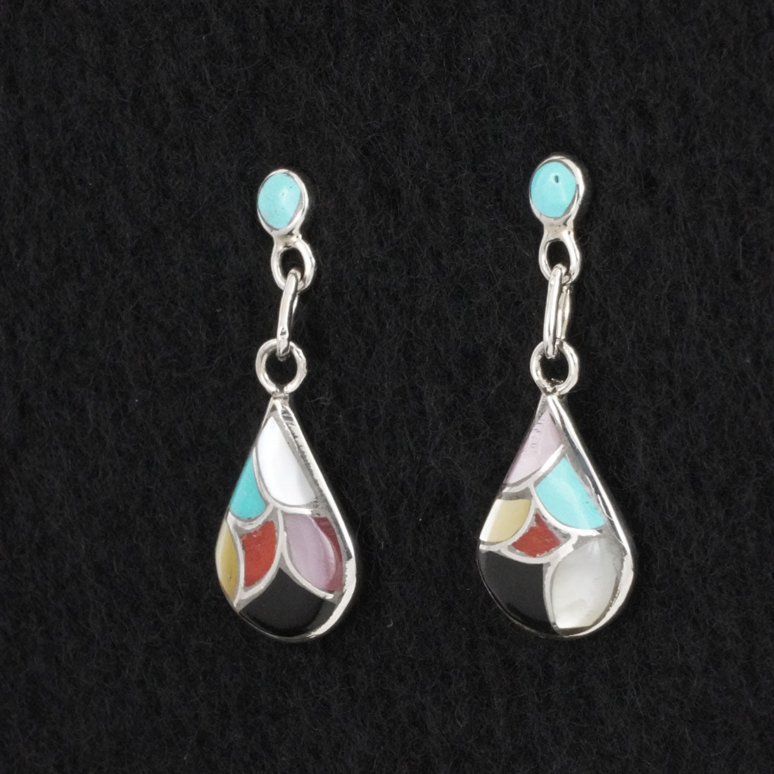 Orena Leekya Multi-Stone & Sterling Silver Earrings
