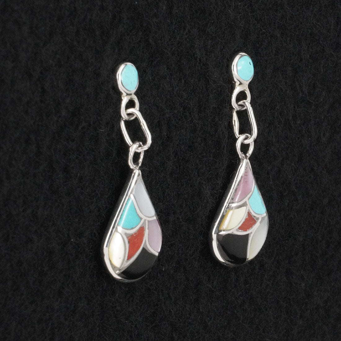 Orena Leekya Multi-Stone & Sterling Silver Earrings