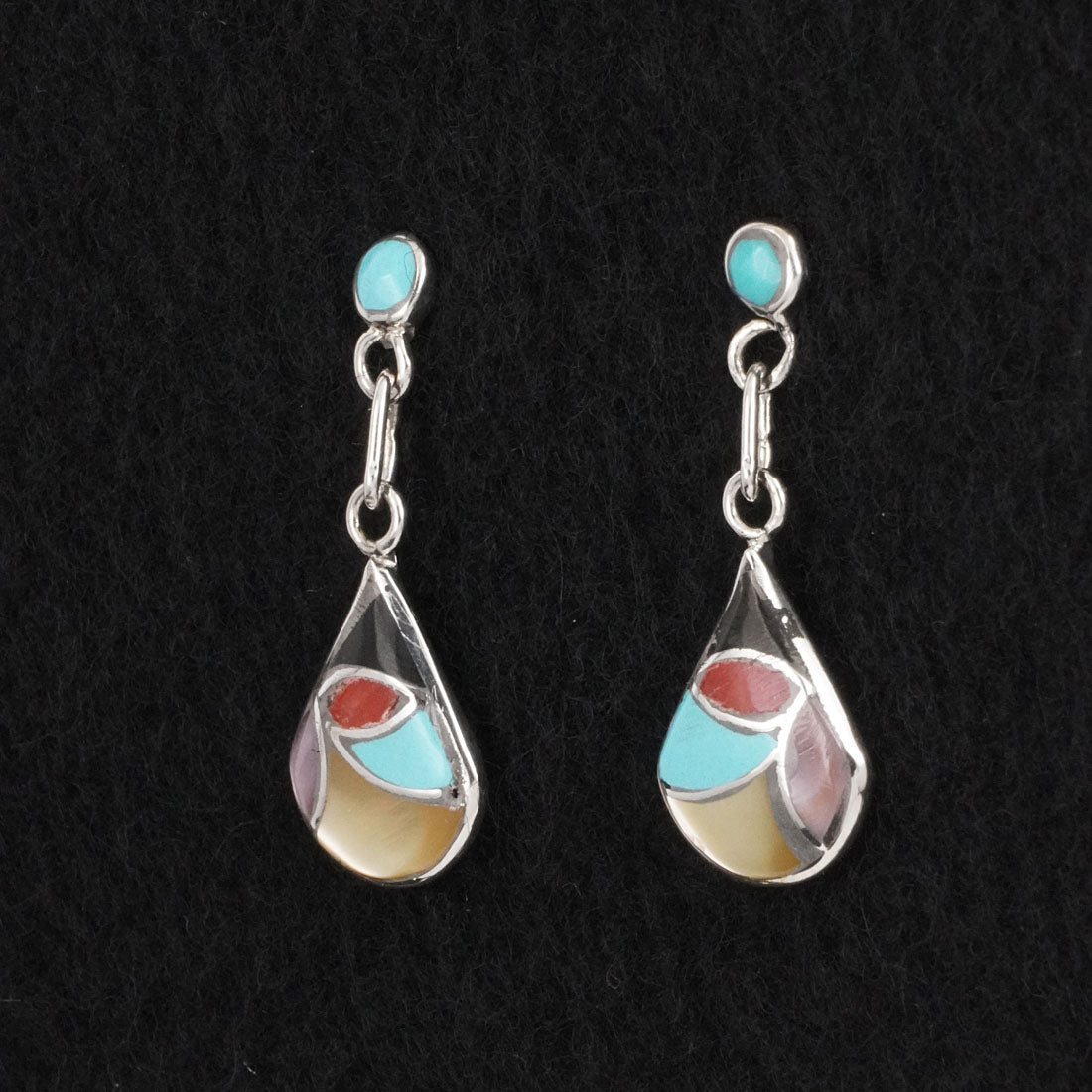 Orena Leekya Multi-Stone & Sterling Silver Earrings