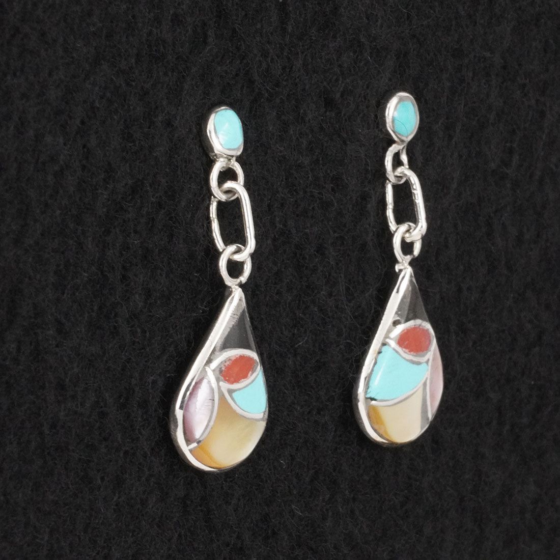 Orena Leekya Multi-Stone & Sterling Silver Earrings