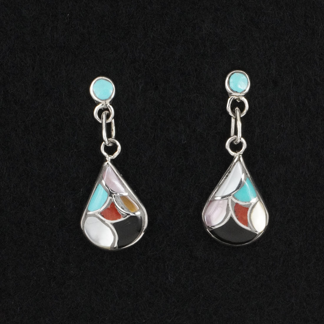 Orena Leekya Multi-Stone & Sterling Silver Earrings