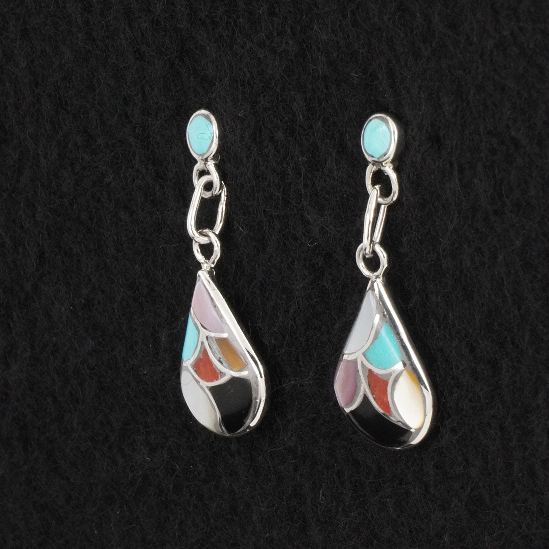 Orena Leekya Multi-Stone & Sterling Silver Earrings