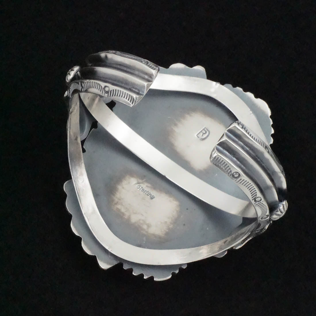 Raymond Delgarito Turquoise & Sterling Silver Bracelet