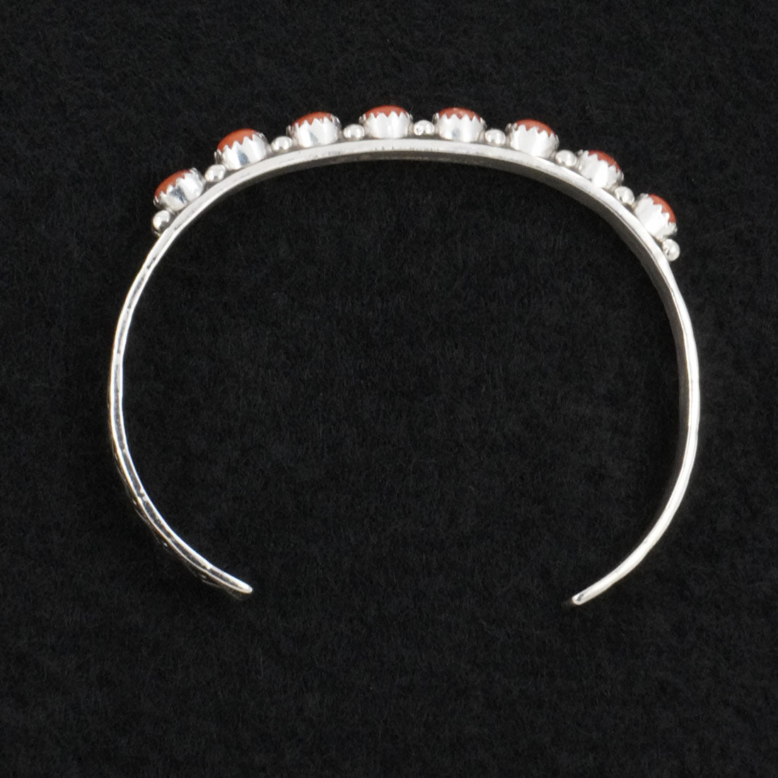 Gaynell Parker Coral & Sterling Silver Bracelet