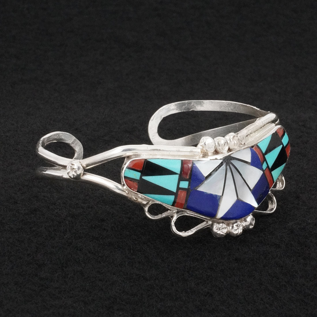 Ola Eriacho Multi-Stone & Sterling Silver Bracelet