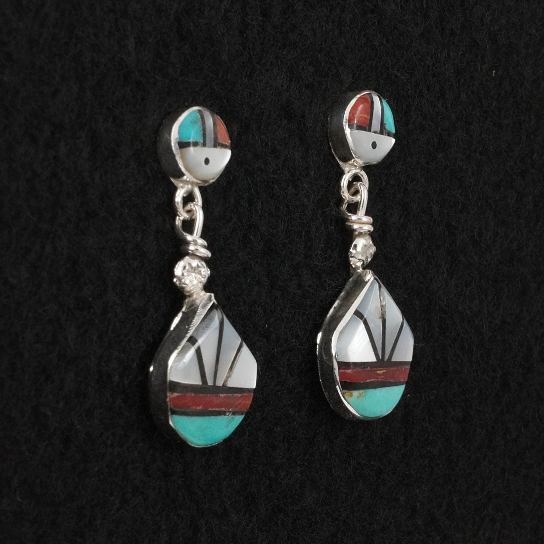Ola Eriacho Multi-Stone & Sterling Silver Earrings