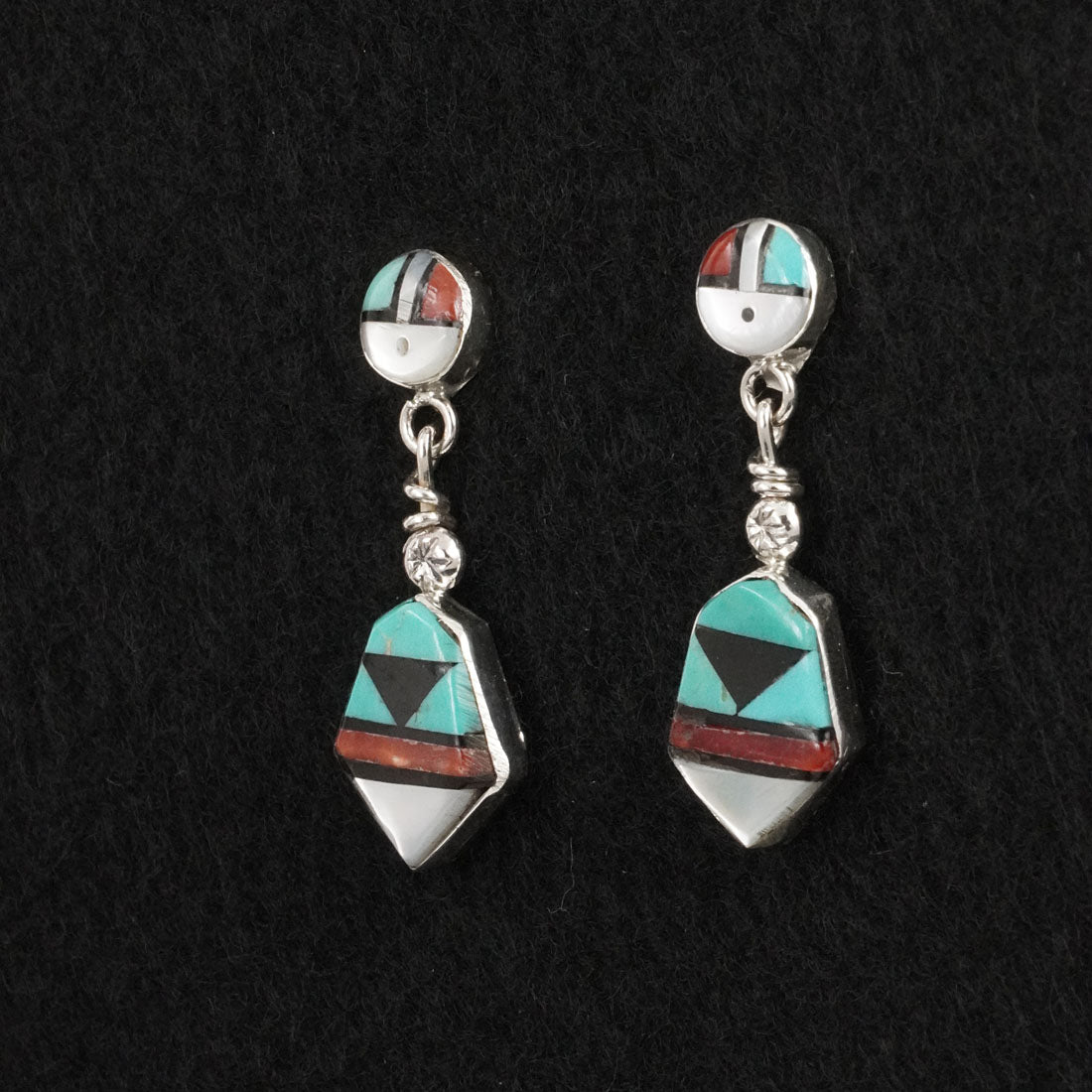 Ola Eriacho Multi-Stone & Sterling Silver Earrings