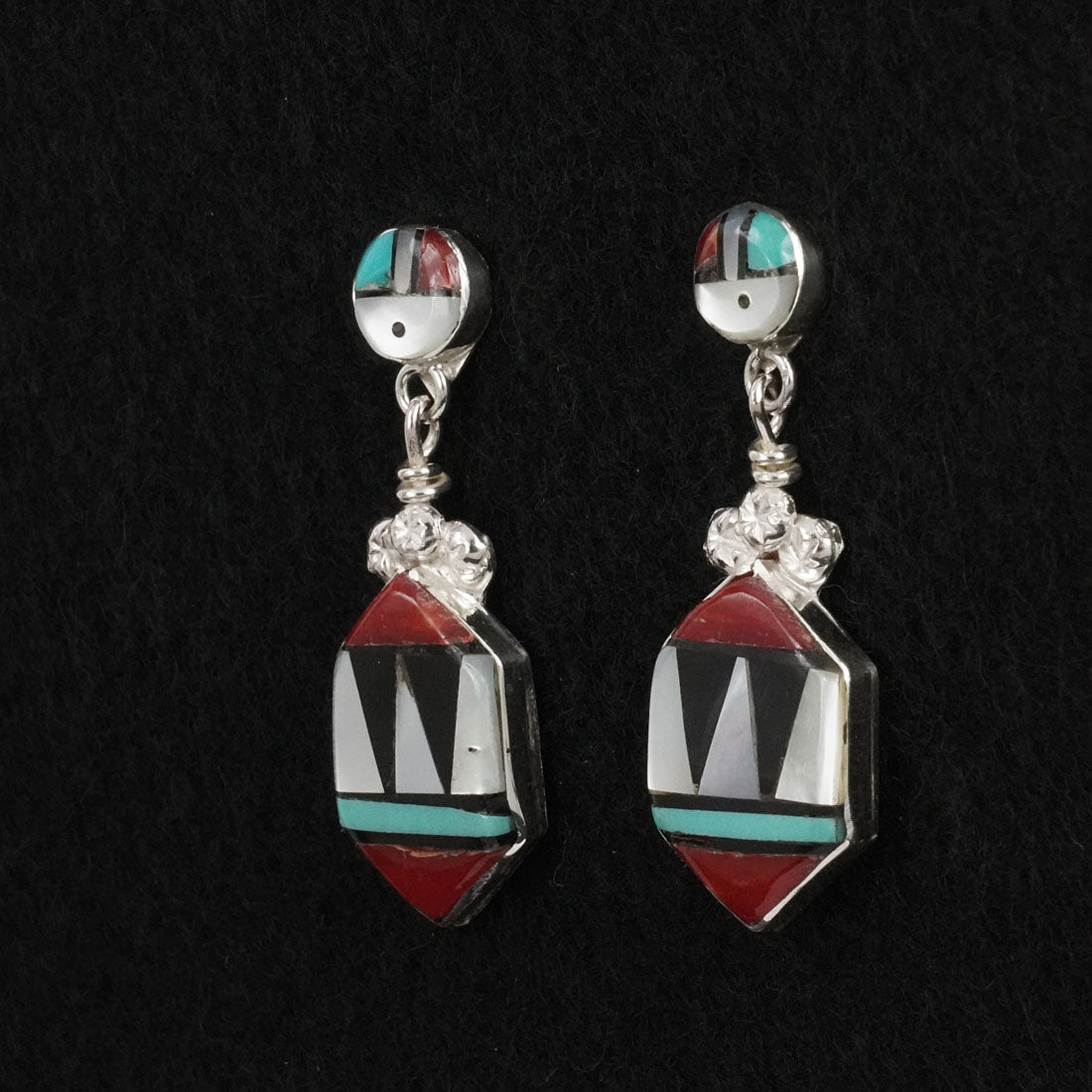 Ola Eriacho Multi-Stone & Sterling Silver Earrings